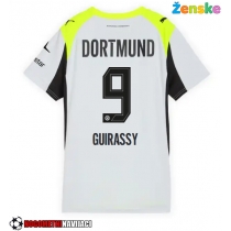 Ženske Nogometnih dresov Borussia Dortmund Serhou Guirassy #9 Gostujoči 2025-26 Kratki rokavi